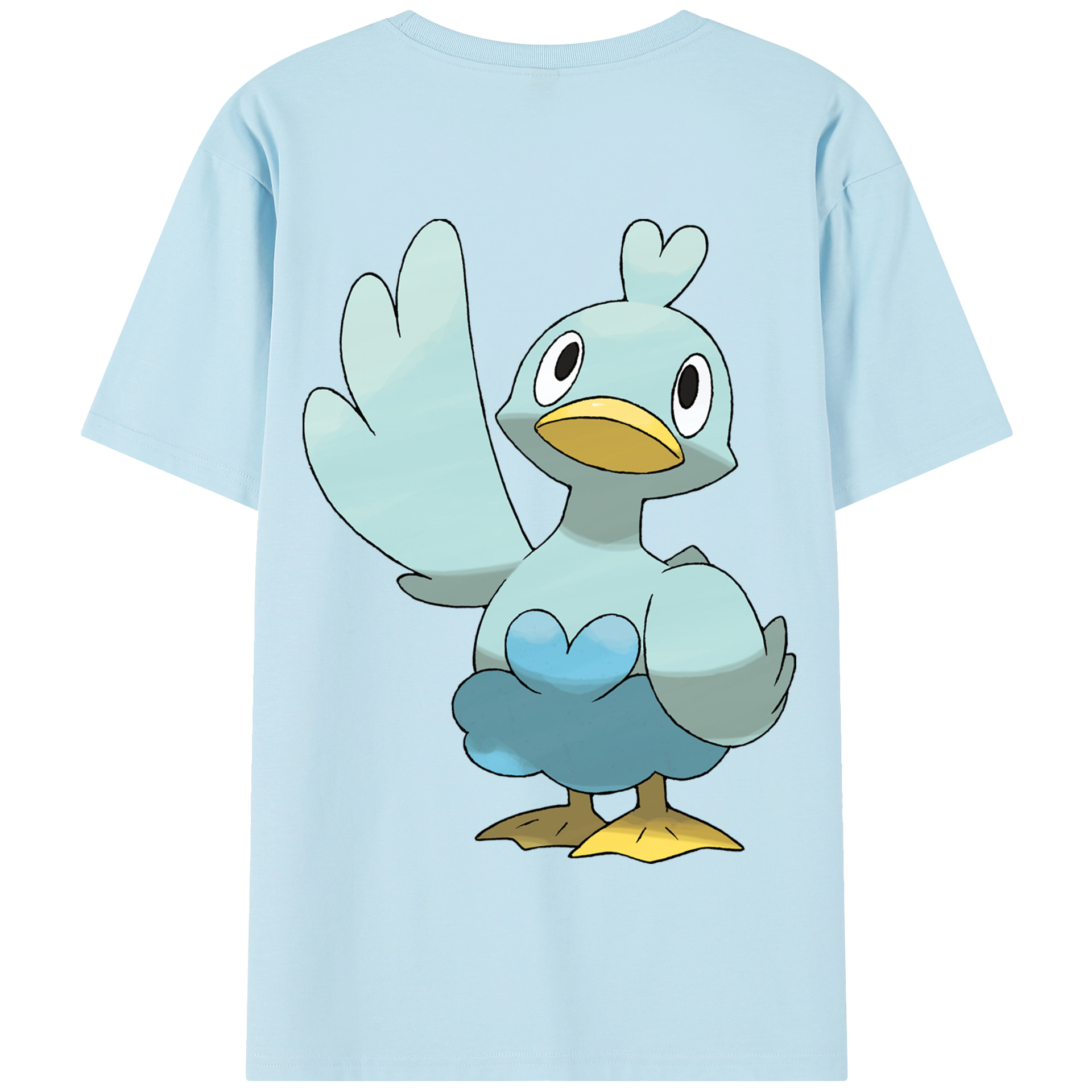 （画像用） ポケットモンスター Pokémon 綿100％半袖Tシャツ（背面プリント）